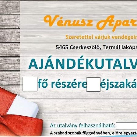 Cserkeszőlő Venusz Apartman מראה חיצוני תמונה